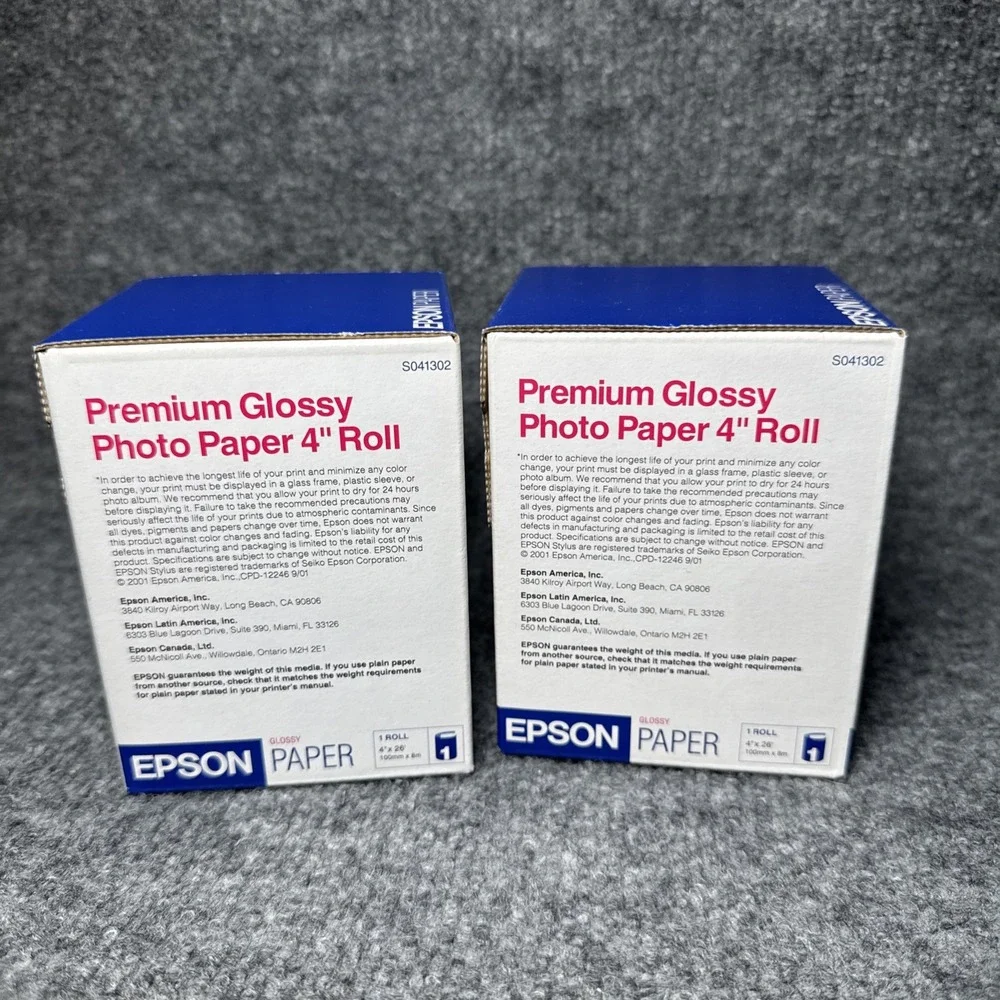 Epson S041302 Premium Glossy Photo Paper‎ 2 Rolls 4